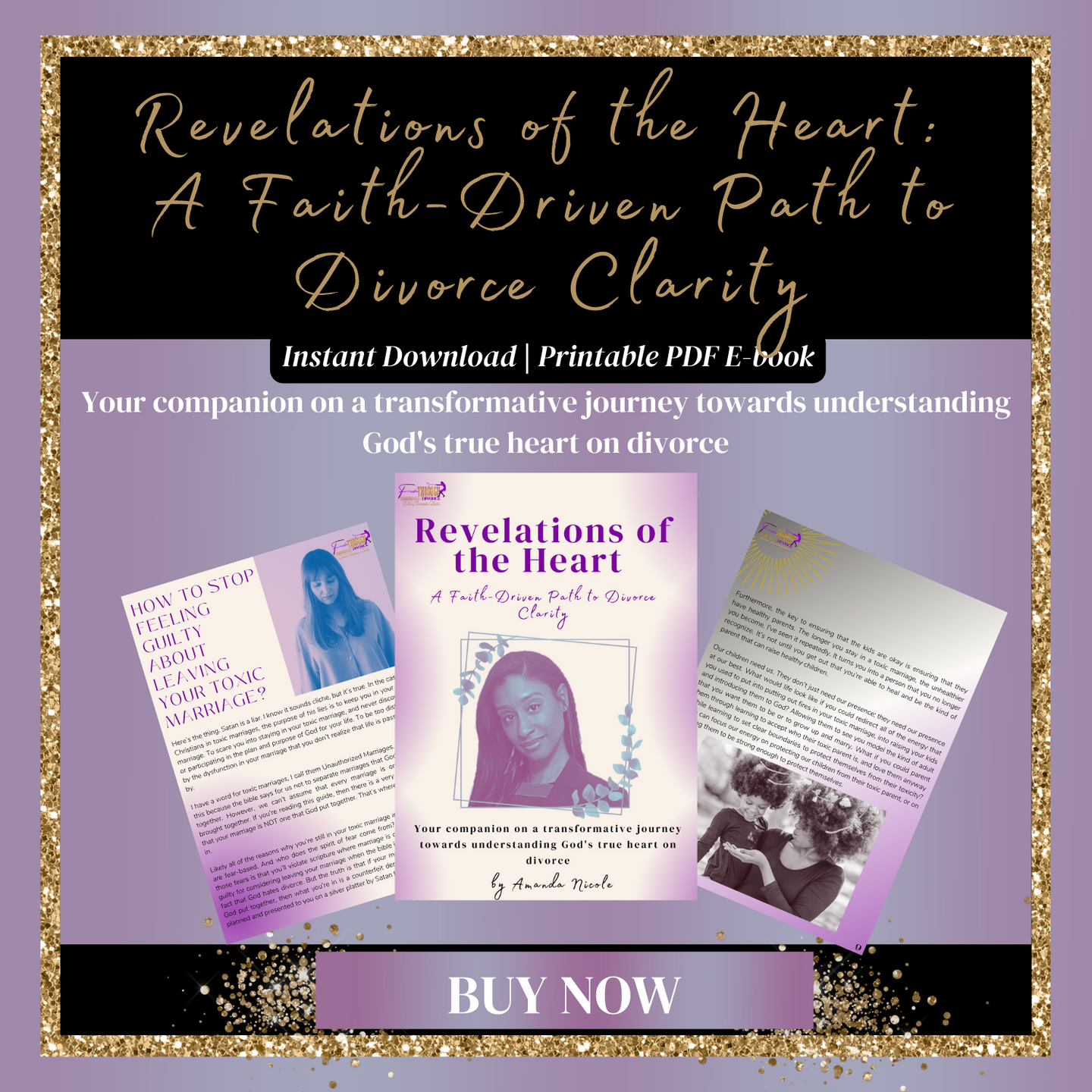 Revelations of the Heart: A Faith-Driven Path to Divorce Clarity E-Book (PDF Download)