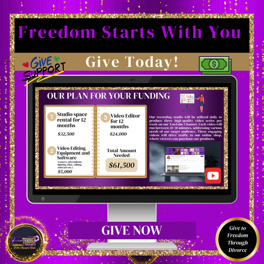 Freedom Starts With You: Give Today