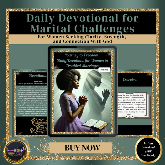 Daily Devotional for Marital Challenges: Hear God Clearly in the Middle of a Toxic Marriage (PDF Workbook)