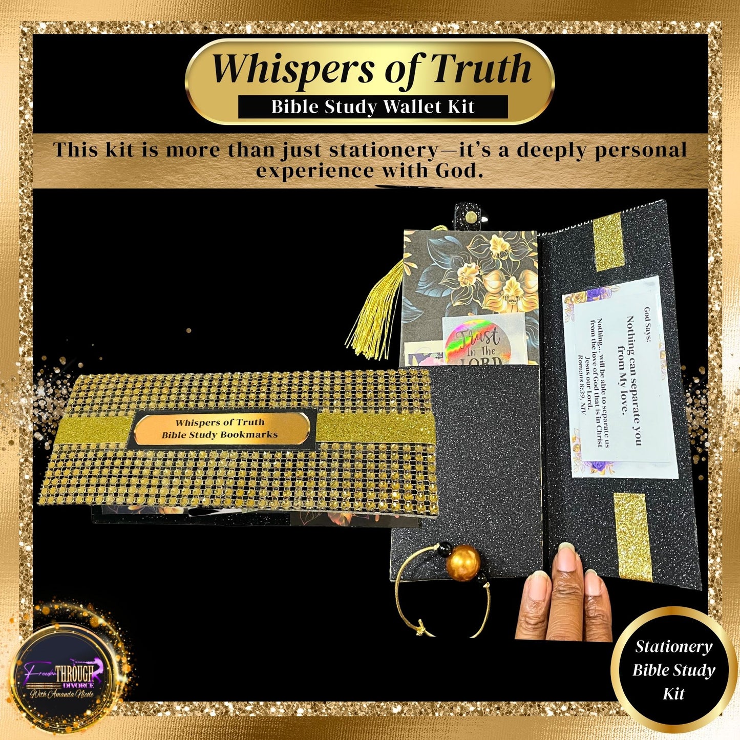 CYBER MONDAY MARKET OVERSTOCK SALE - Whispers of Truth Bible Study Wallet Kit