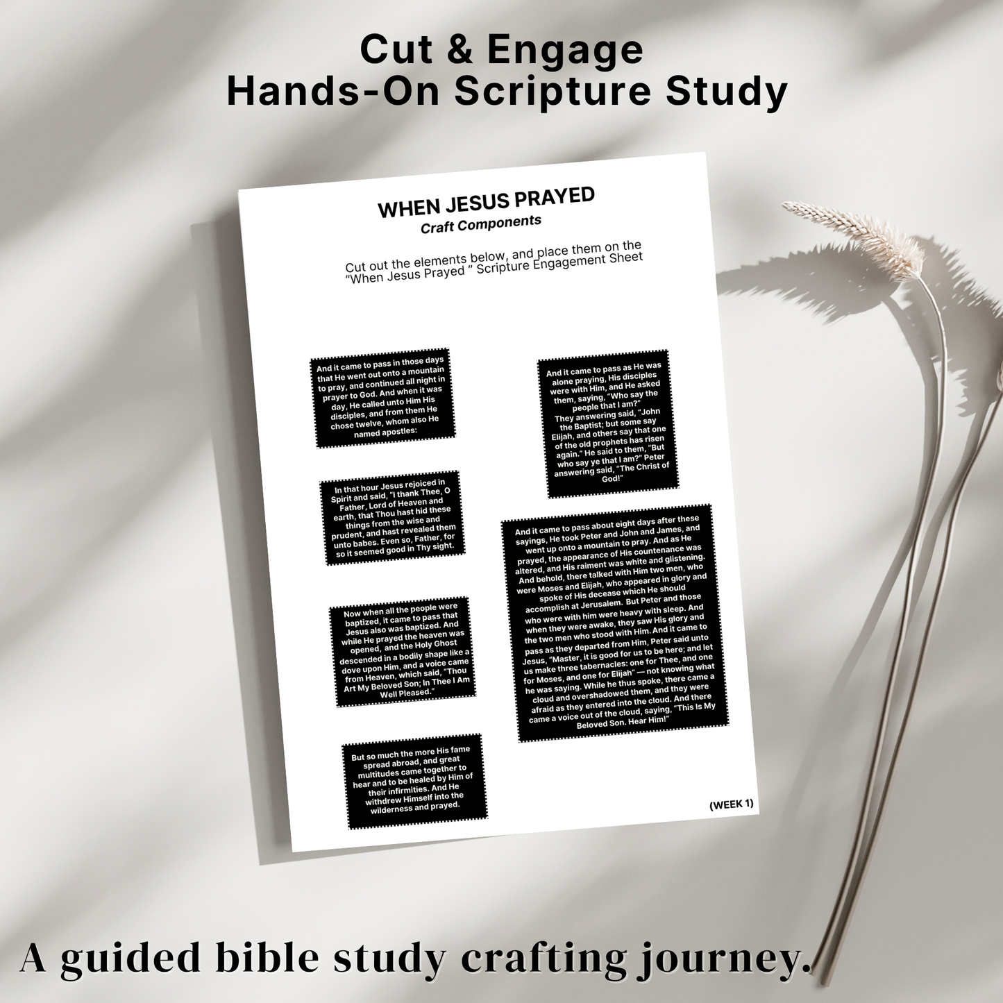 At His Feet: A Devotional Craft Experience - DIGITAL EXPERIENCE