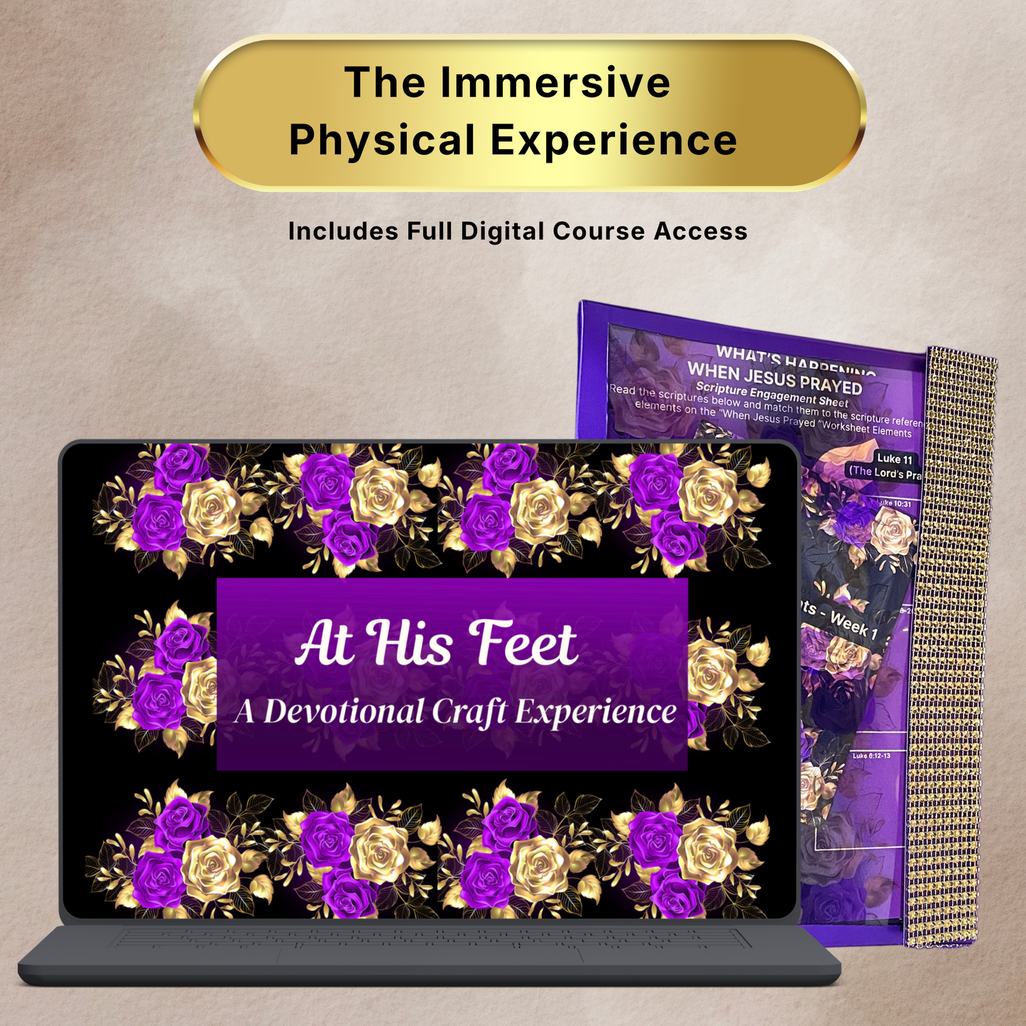 At His Feet: A Devotional Craft Experience - PHYSICAL EXPERIENCE