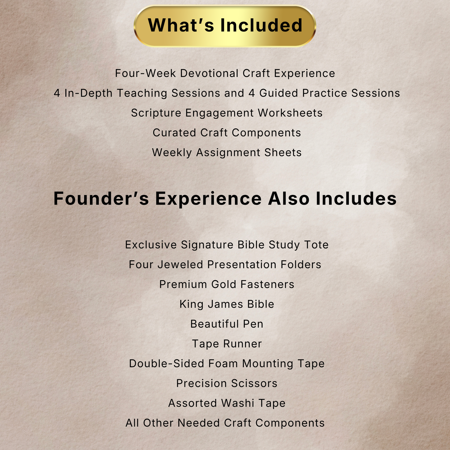 At His Feet: A Devotional Craft Experience - FOUNDER'S COLLECTION