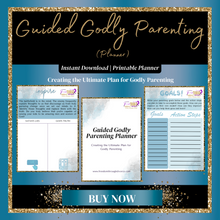Load image into Gallery viewer, Guided Godly Parenting Planner (Printable PDF Download)
