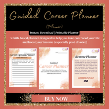 Load image into Gallery viewer, Guided Career Planner (Printable PDF Download)
