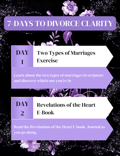 Revelations of the Heart E-Book and 7 Days to Divorce Clarity Challenge (PDF Download)