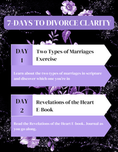 Load image into Gallery viewer, Revelations of the Heart E-Book and 7 Days to Divorce Clarity Challenge (PDF Download)
