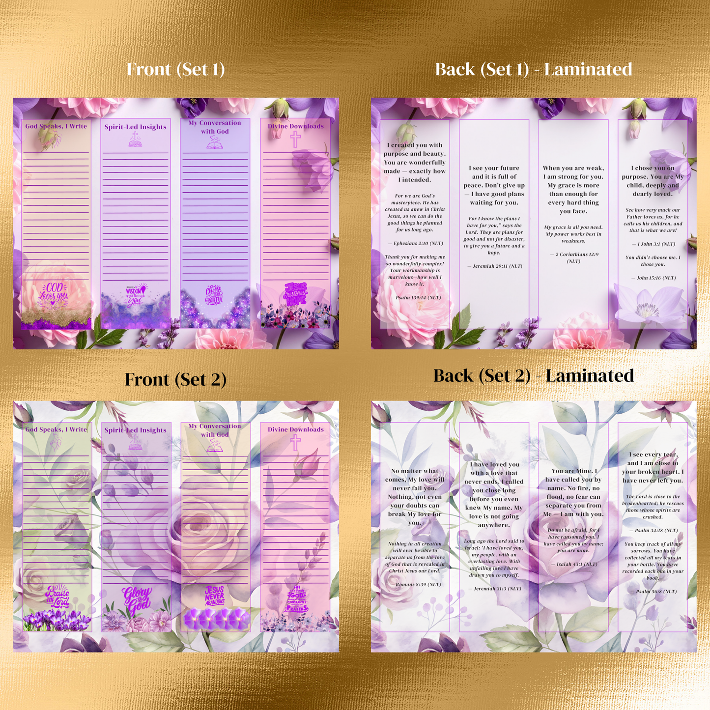 Prophetic Bible Study Bookmarks (Set of 8)