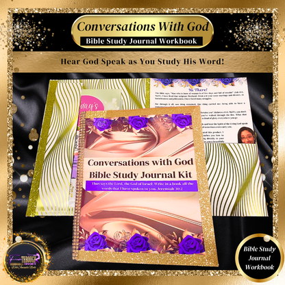 Conversations with God Handmade Bible Study Journal Workbook