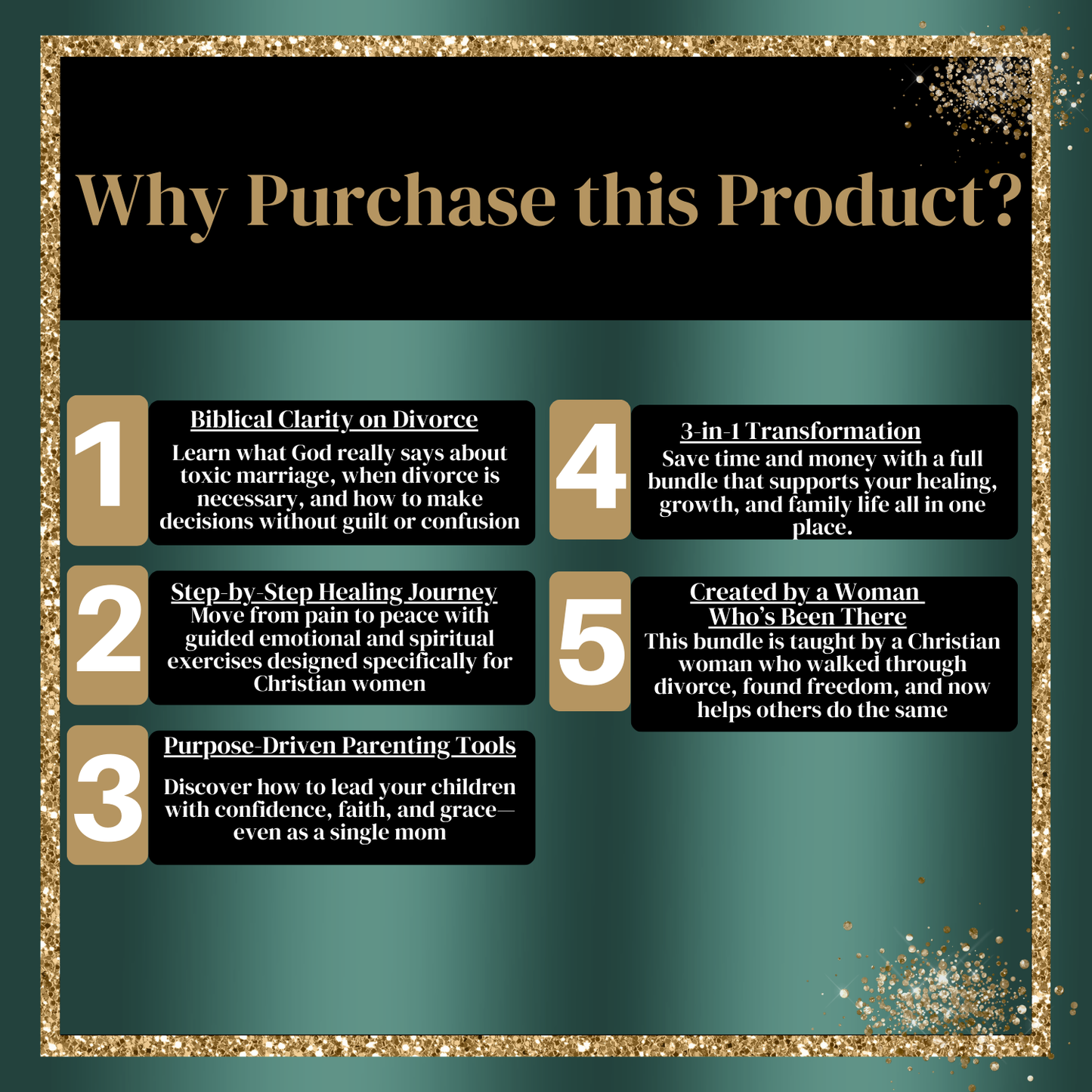 The Rebuild Bundle: From Divorce to Healing, Purpose & Parenting (Clearance Bundle)