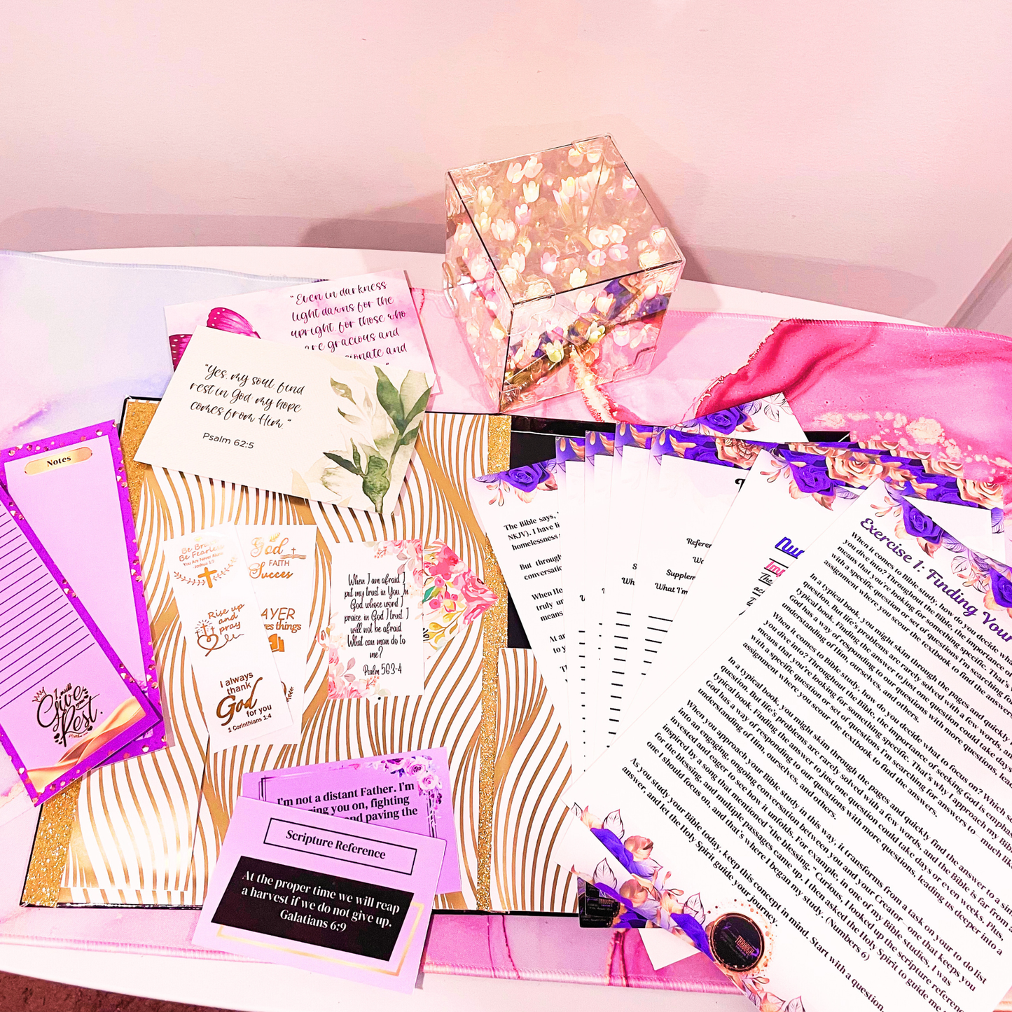 Conversations with God Handmade Bible Study Journal Workbook