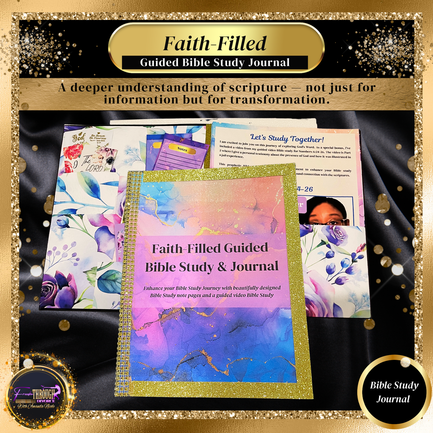Faith-Filled Bible Study Journal Kit
