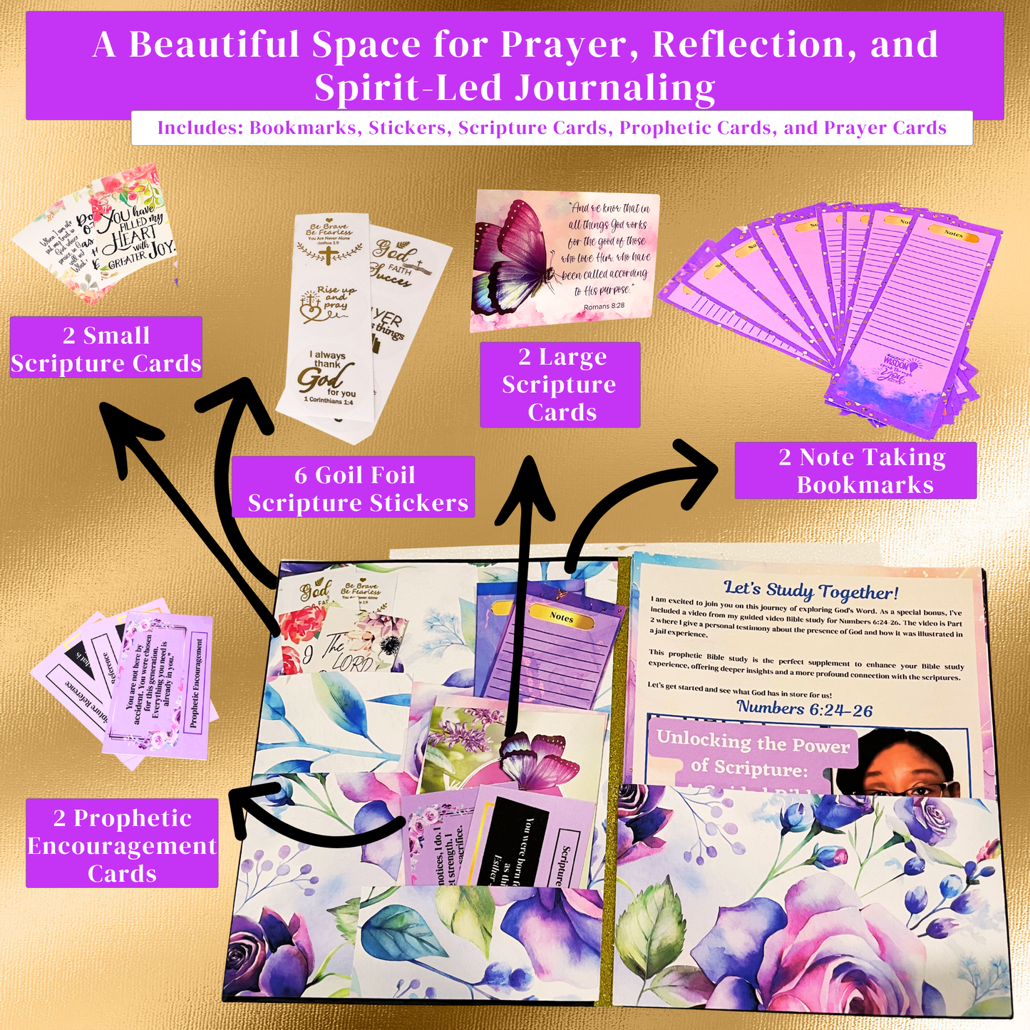 Faith-Filled Bible Study Journal Kit