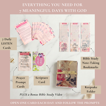 Hear God Clearly After Divorce  7-Day Prayer & Bible Study Experience