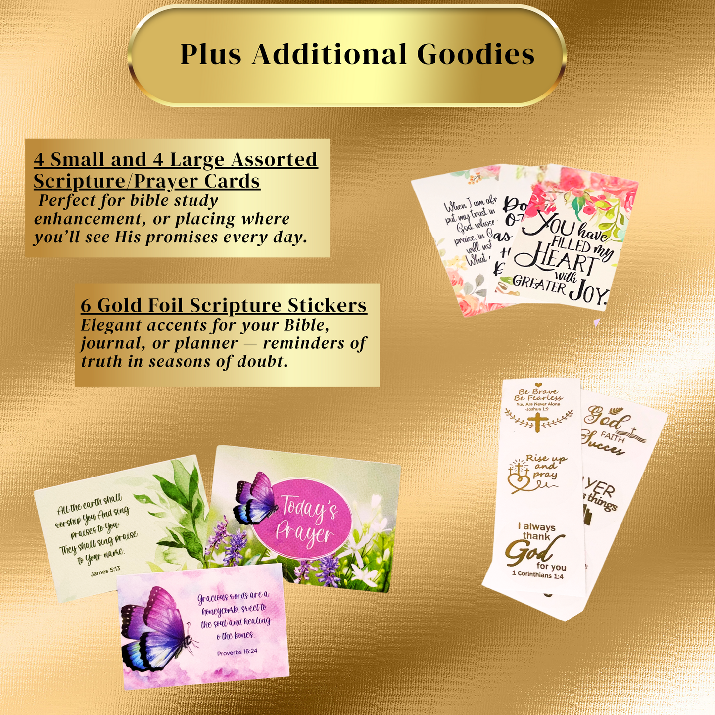 Faith-Filled Bible Study Journal Kit