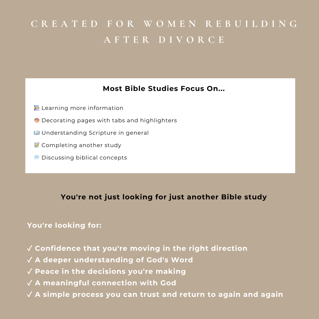 Hear God Clearly After Divorce  7-Day Prayer & Bible Study Experience