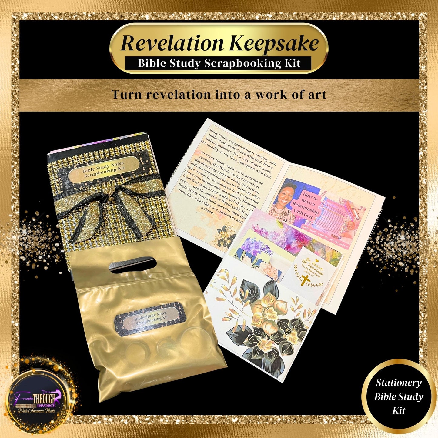 CYBER MONDAY MARKET OVERSTOCK SALE - Revelation Keepsake Bible Study Scrapbooking Kit