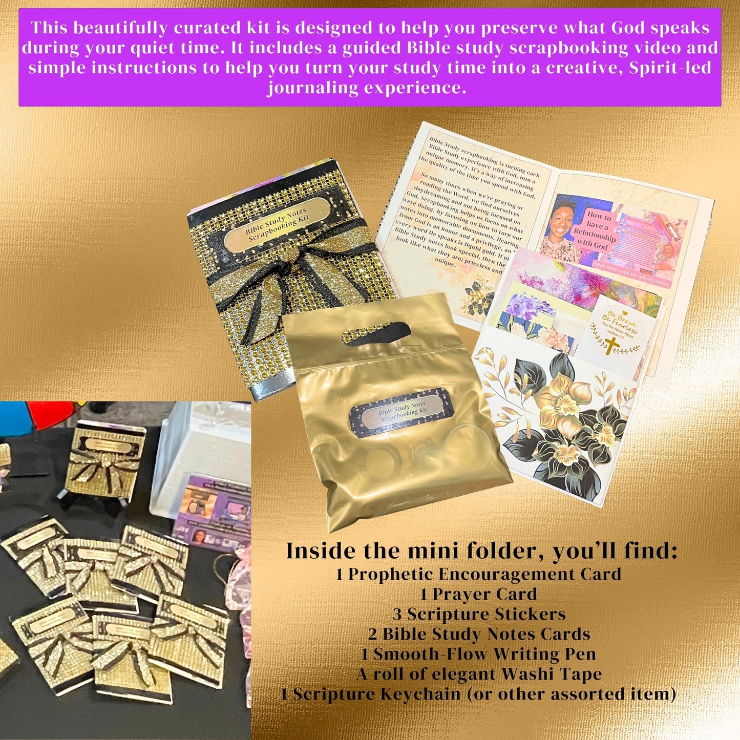 CYBER MONDAY MARKET OVERSTOCK SALE - Revelation Keepsake Bible Study Scrapbooking Kit