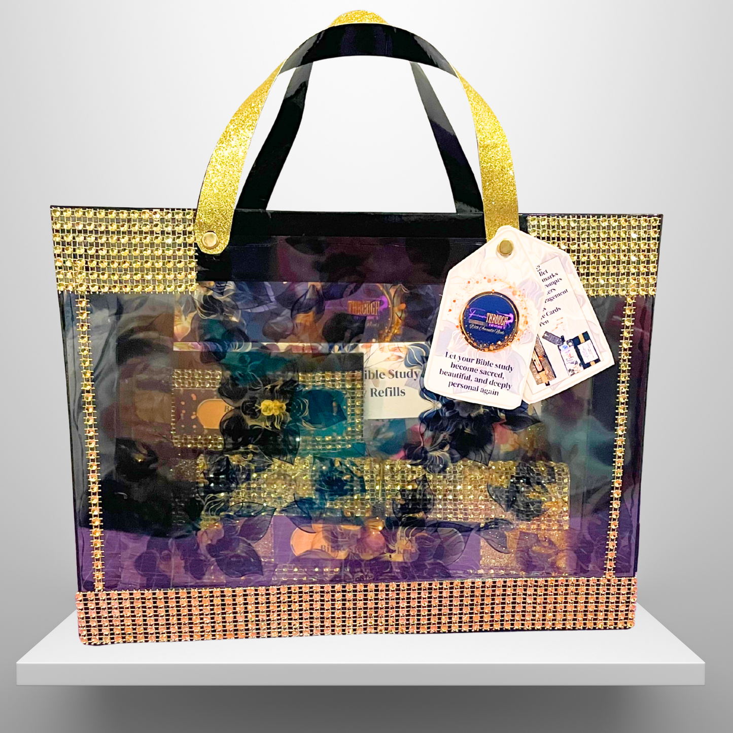 Luxury Bible Study Tote | Prayer Kit & Bible Journaling Bag