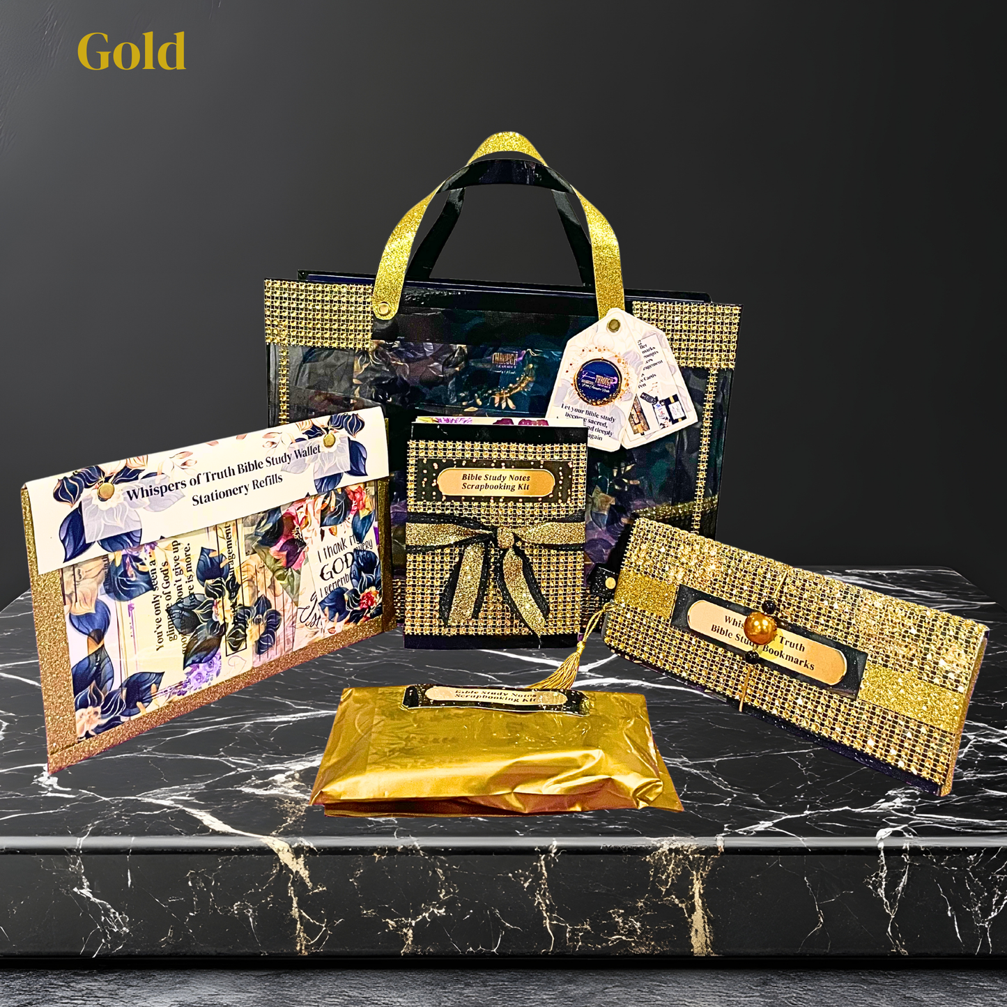 Luxury Bible Study Tote | Prayer Kit & Bible Journaling Bag