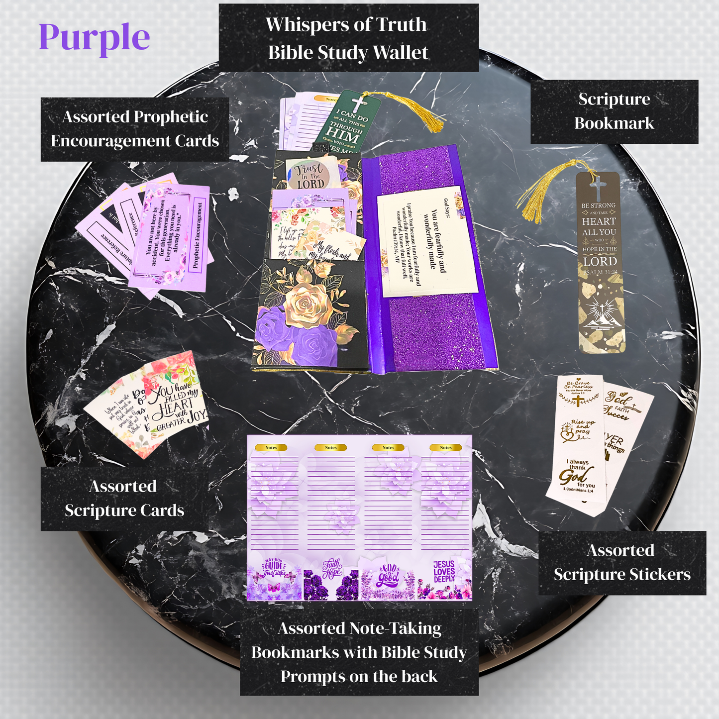 Luxury Bible Study Tote | Prayer Kit & Bible Journaling Bag