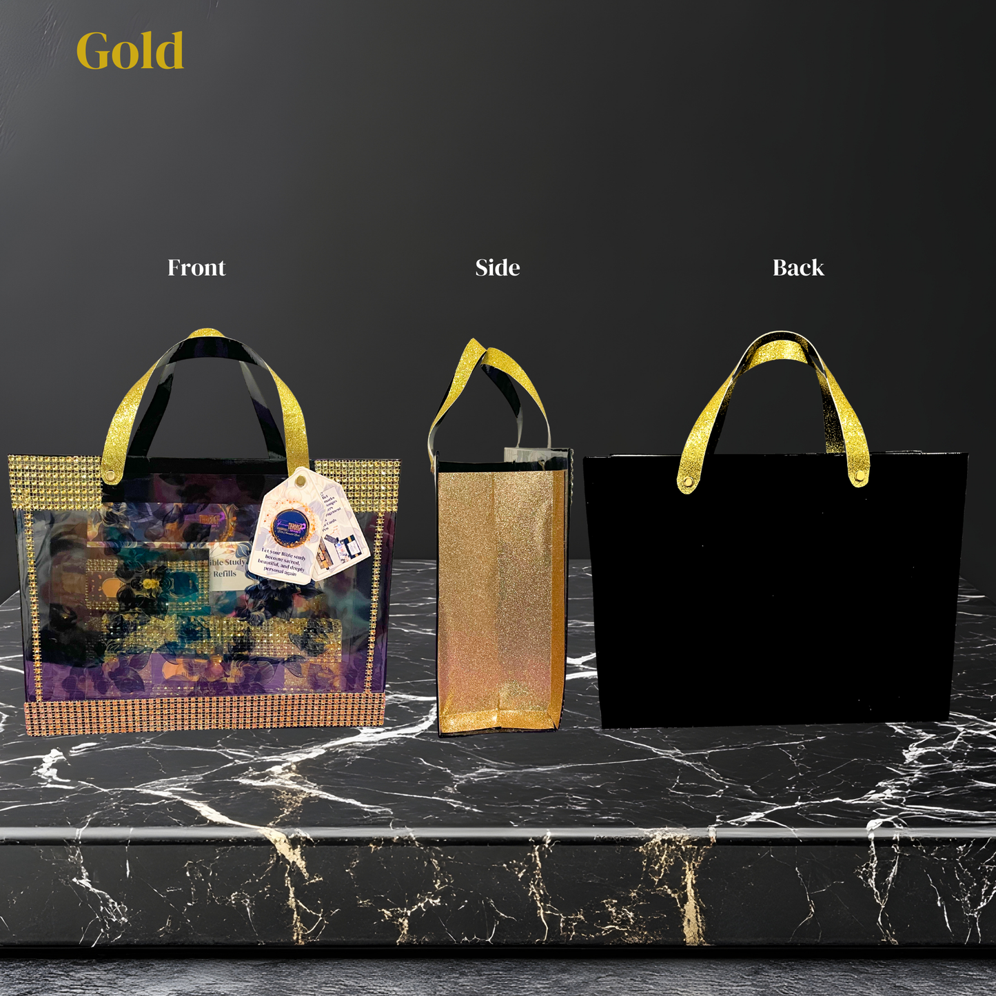 Luxury Bible Study Tote | Prayer Kit & Bible Journaling Bag