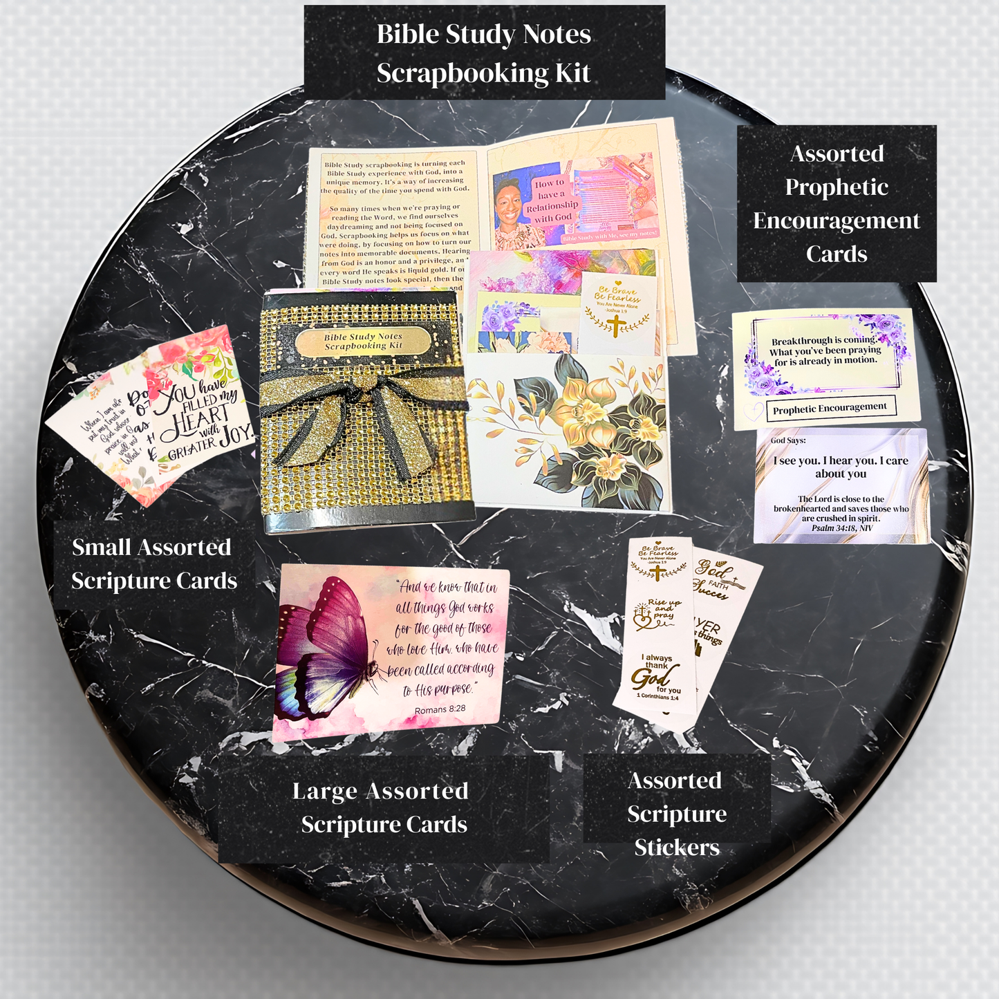 Luxury Bible Study Tote | Prayer Kit & Bible Journaling Bag