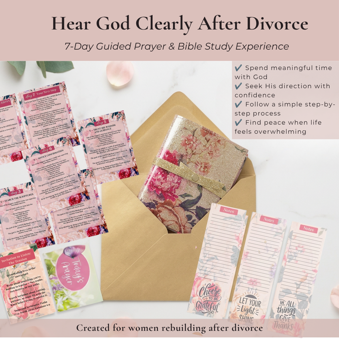 Hear God Clearly After Divorce  7-Day Prayer & Bible Study Experience