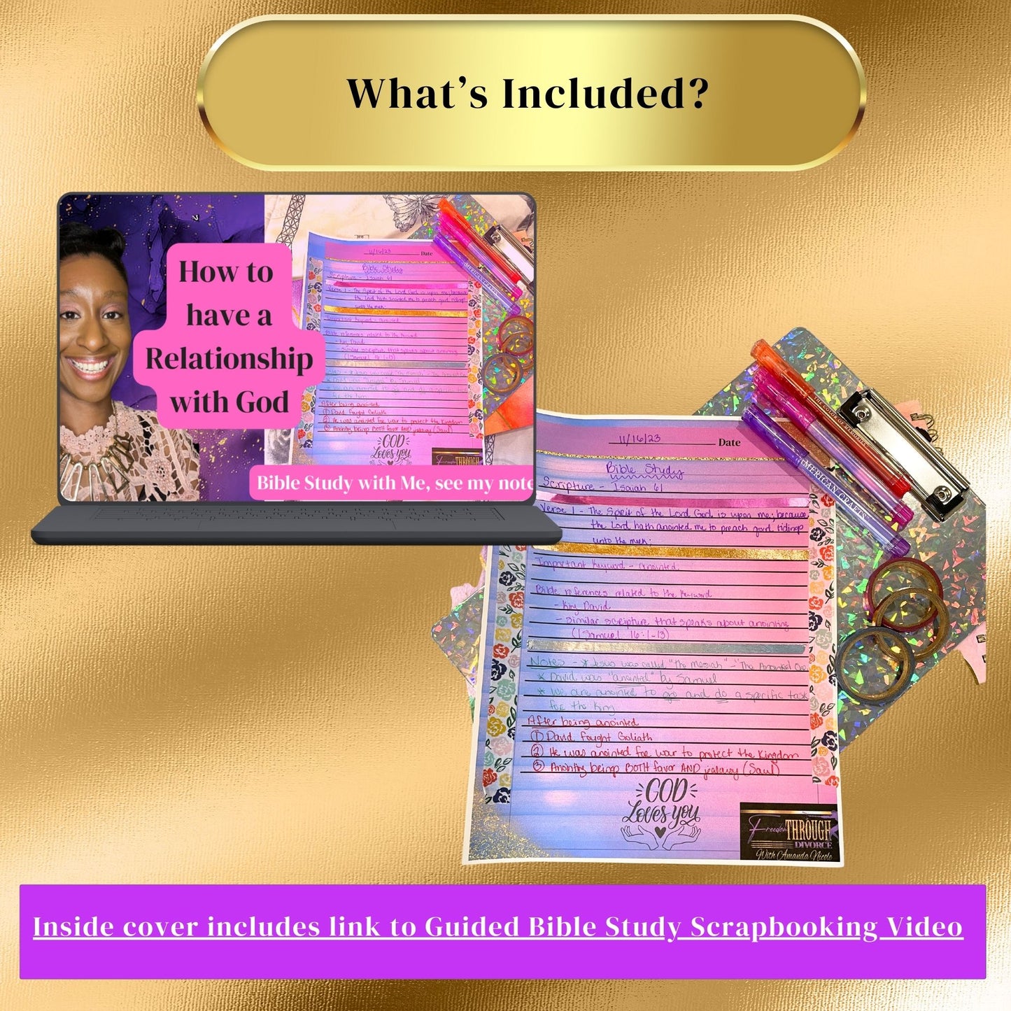 CYBER MONDAY MARKET OVERSTOCK SALE - Revelation Keepsake Bible Study Scrapbooking Kit