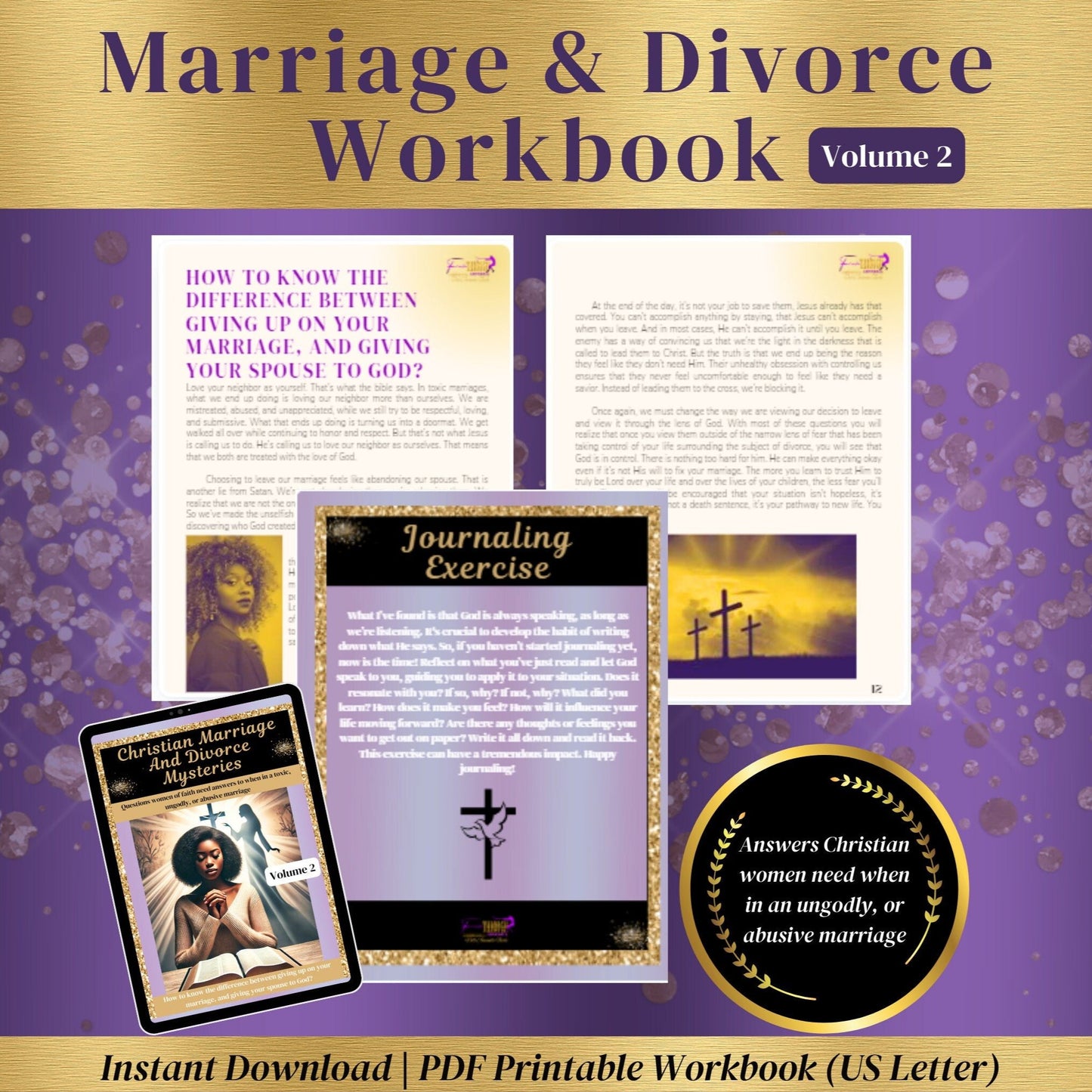 Christian Marriage Guide (PDF Divorce Workbook-Volume 2)