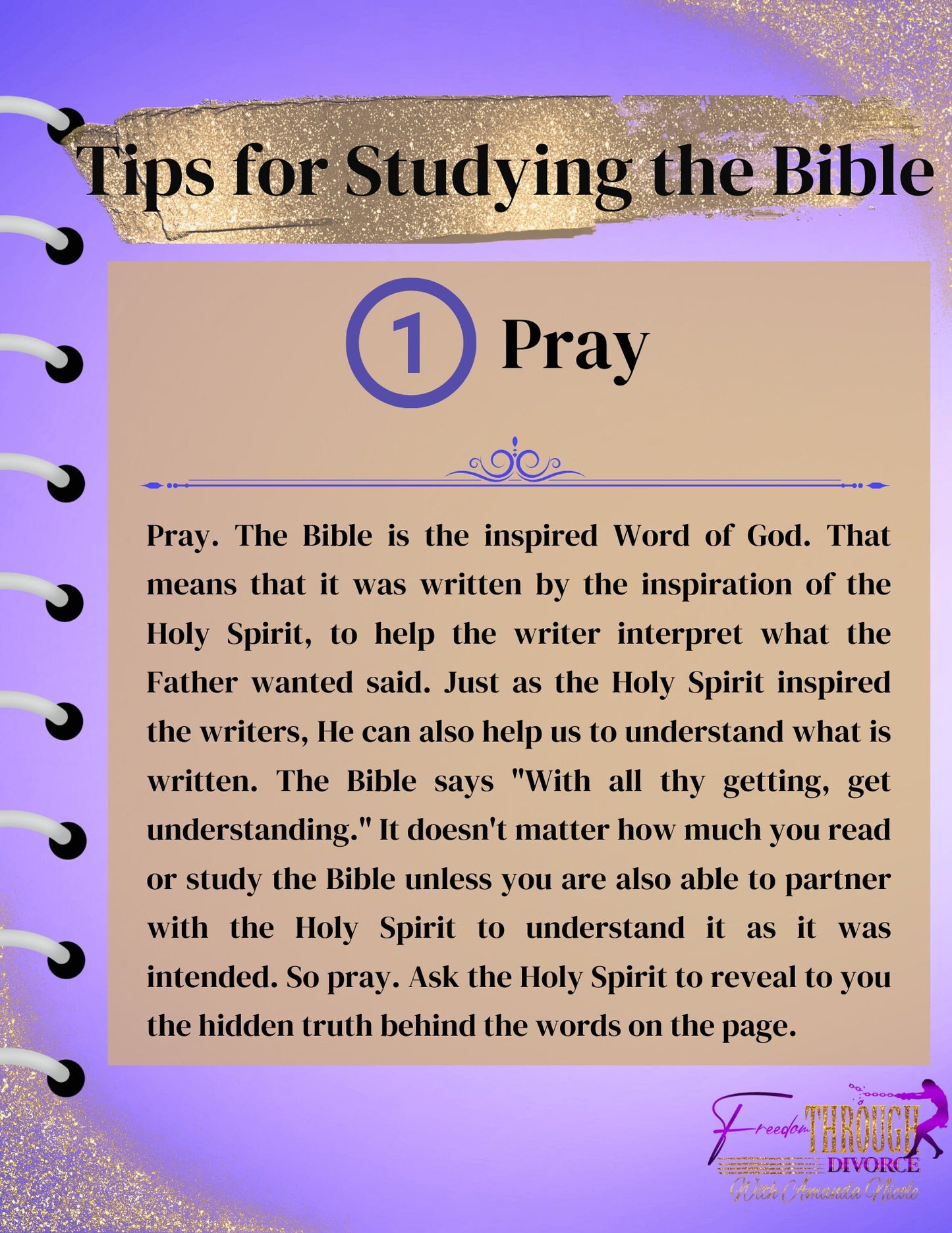 Tips for Studying the Bible Mini Course