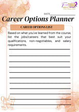 Load image into Gallery viewer, Guided Career Planner (Printable PDF Download)
