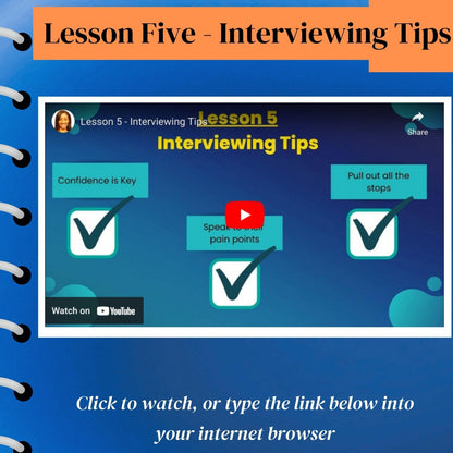Job Search and Career Advancement Mini Course (Online Video Course)